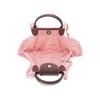 Longchamp Le Pliage Filet 38 Solid Handle Mesh Fabric Tote Bag Large Women tote bag Pink 10121HVHP63