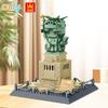Wange Cute Statue of Liberty New York America Building MOC Toy Educational Building Block Kit Children's Gift No.3210