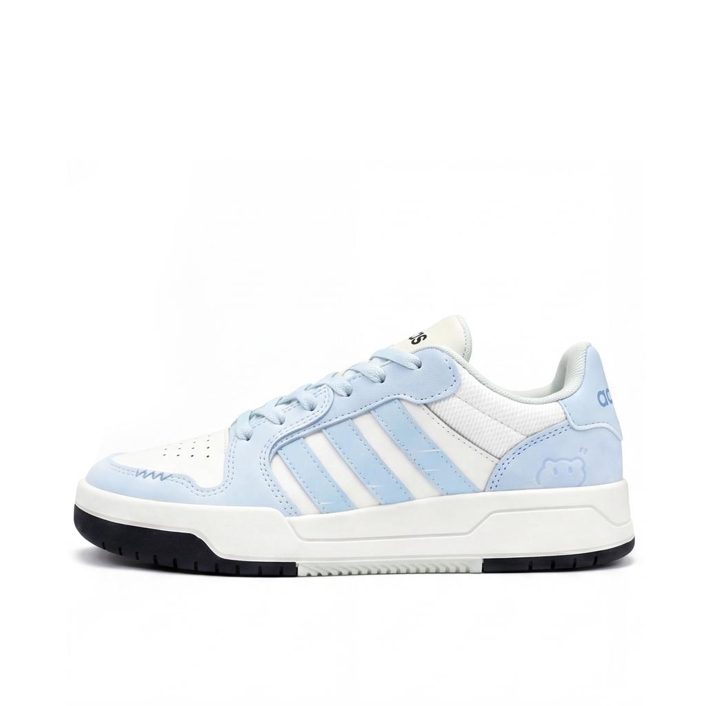 Adidas ENTRAP Ice Blue Cat Language Slip Resistant, Abrasion Resistant, Breathable Low top Skateboard Shoes Unisex JI2546(Team2259-)