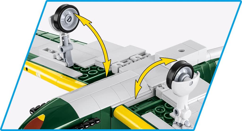 Конструктор COBI Истребитель Японской Армии 1/32 Hien KI-61 Kawasaki Тип 3 Истребитель 324 Детали Совместим с Lego #5740