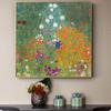 Густав Климт Цветочный сад Холст Картина Известные произведения искусства Плакаты и принты Настенная картина для украшения гостиной Куадрос