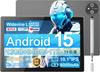 Android 15 TF IPS Widevine L1 A523 6000mAh Fast Metal Ideal for Home or Commute Tablet, 10.1-inch, Wi-Fi 6+BT5.0, 12GB+64GB+1TB Card, 1280800 Screen,