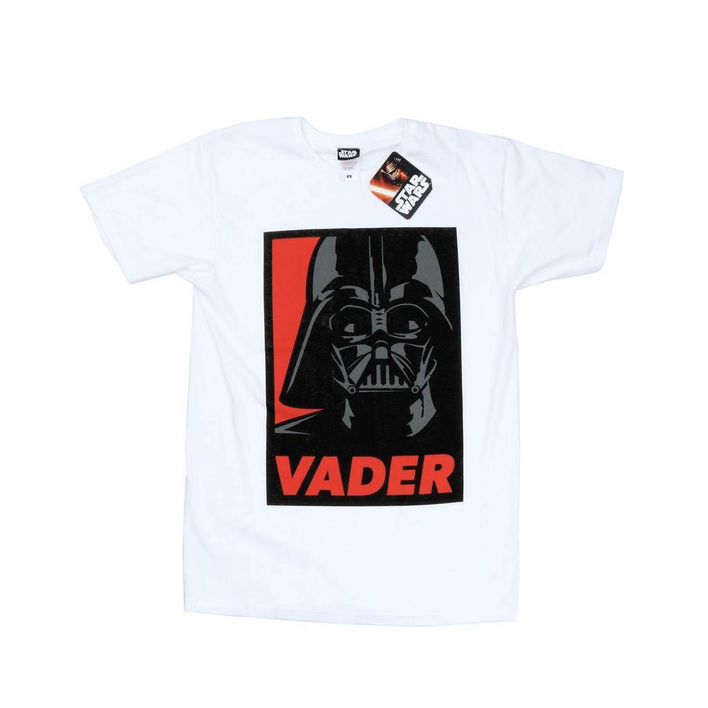 STAR WARS Мужская хлопковая футболка с плакатом Дарта Вейдера