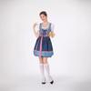 Adult Women's Oktoberfest Costume Bavarian National Stage Performance Dress Set