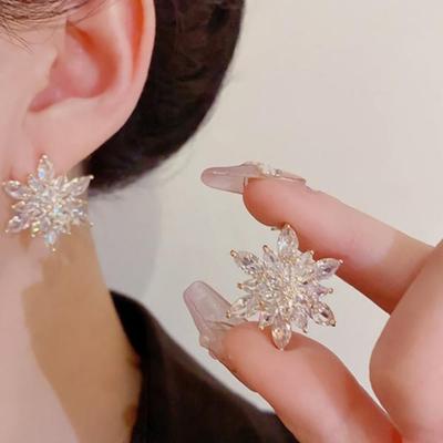 Женские Аксессуары Серьги 'Снежинка'