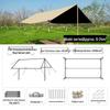 Yunming Outdoor Sunshade Tarp with UV Protection