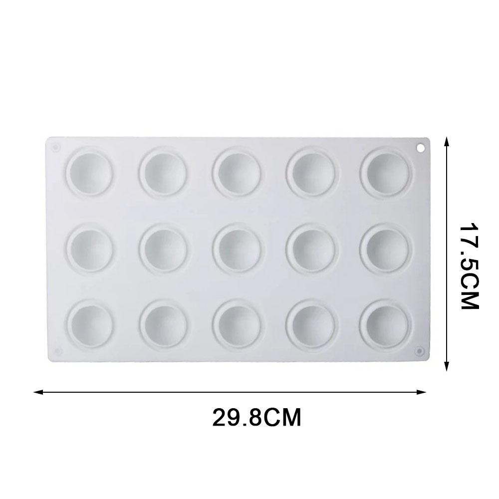 15 ячеек 3D в форме яблока мягкий трафарет DIY ремесло торт декор силиконовая литьевая форма