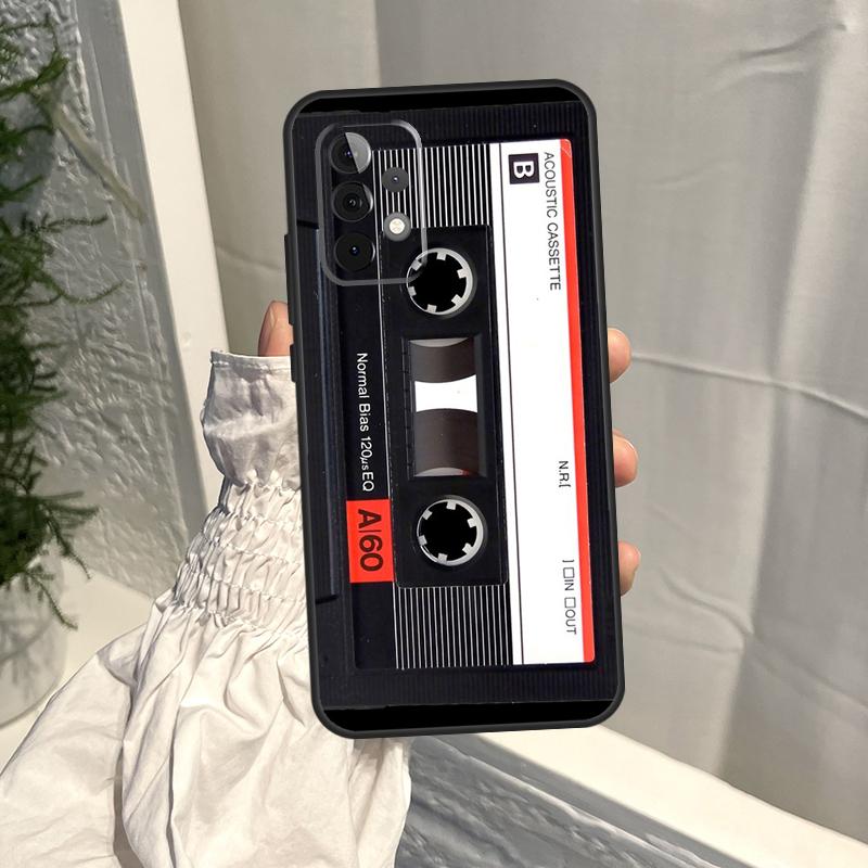 Ретро-кейс для VHS-кассеты для Samsung Galaxy A16 A36 A56 A06 A13 A53 A33 A23 A55 A35 A17 A54 A34 A14 A52 A32 A15
