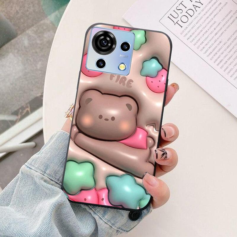 For ZTE Blade V50 Vita Phone Case astronaut Silicone Camera Protection Back Cover For ZTE Blade V50Vita 6.75" Funda Coque Capa