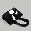 Autumn Winter Fashion Versatile Cartoon Cute Large Capacity Shoulder Bag for Women New Furry Handbag Commuter Tote Bag