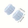 Мягкие и впитывающие браслеты (2pcs) - Влагонепроницаемые эластичные повязки от пота для многоразового использования в спортзале