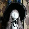 Кружевная шляпа ведьмы с лентой-бантом Готическая Лолита Косплей Костюм Аксессуар Хэллоуин Вечеринка Шляпа волшебника Фестивали Кепка Косплей реквизит для девушки