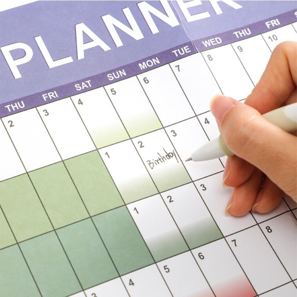 Годовой планер Большой настенный календарь 2026 Планер на 365 дней Годовой ежедневный календарь Дом Офис