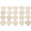 Natural Wood Hearts - RICO DESIGN - 30 Mm - 20 Pieces - Beige - Mixed