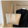 Popular Fashion Large Capacity Tote Bag Women's Shoulder Handbag Simple Fashion Large Capacity