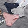 Women Cotton Panties Female Underwear Solid Color Underpants Sexy Lingerie Knickers for Woman Briefs Intimates