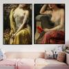 Vintage Portrait Sexy Girl Poster Oil Painting Alter Art Canvas Paintings Sexy Women Prints Wall Art Picture for Bedroom Decor