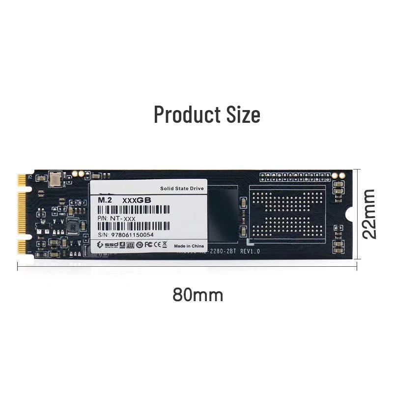 Трансграничный 2ТБ M.2 Высокоскоростной SSD Твердотельный накопитель (Доступно в 1 ТБ/512 ГБ)
