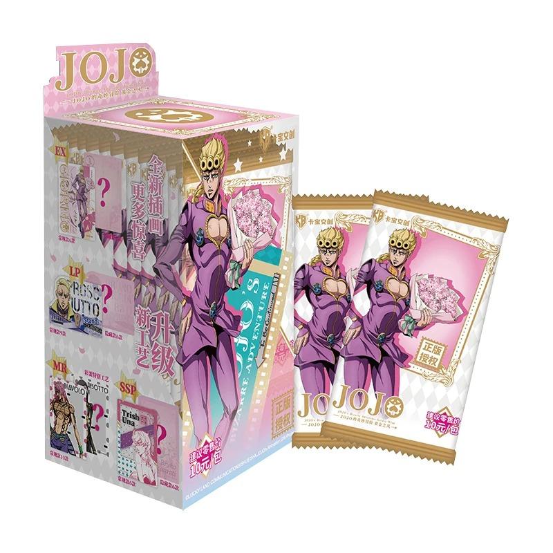 Оригинальные карты JoJo's Bizarre Adventure Джодио Джостар CGM Золотой Ветер Карточные Классики Персонажи Аниме Коллекционные Карты Игрушки Подарки