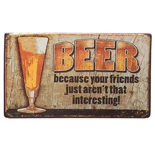 Винтажные приветствия, пиво, коктейль, жестяные вывески, декор, плакат, металлические вывески, настенная жестяная тарелка, живопись, человек, пещера, бар, кафе, художественные таблички, украшение