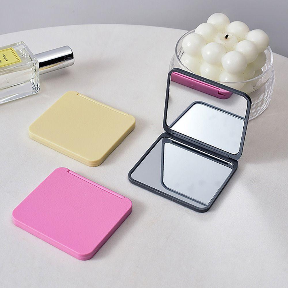 Высококачественное ручное зеркало, двухсторонние стоматологические зеркала, складное зеркало для макияжа, для студентов