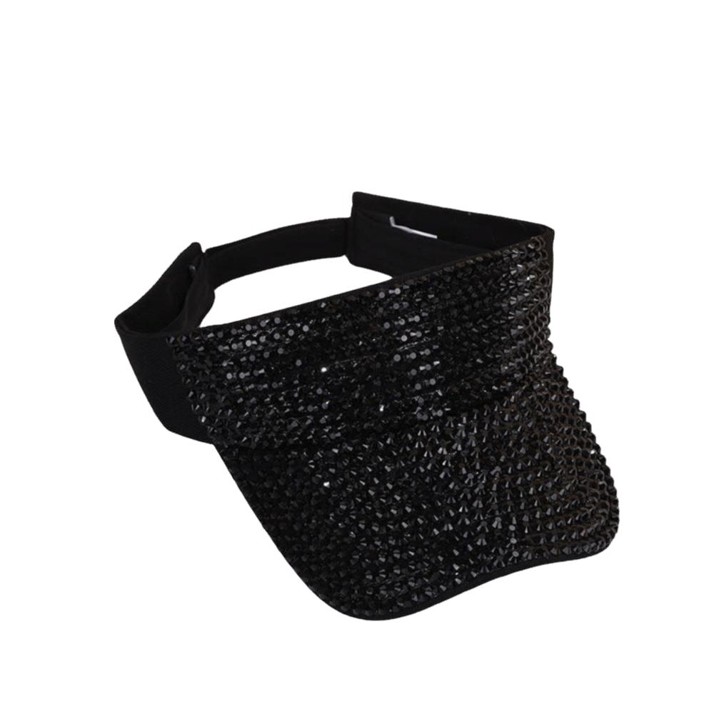 Casual Rhinestone Women Hats Empty Top Adjustable Baseball Cap Beach Cap Summer Spring