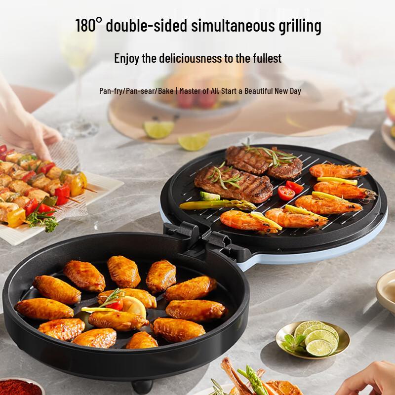 Liven Double-Sided Electric Griddle for Home Use CN plug (adapter included)