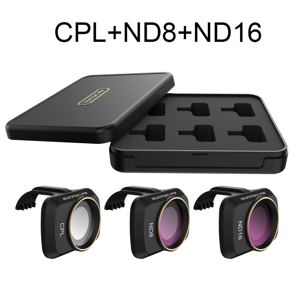 Lens Filters For DJI Mavic Mini 1/Mini 2/SE Drone Gimbal Camera CPL UV ND4 ND8 ND16 ND32 Multi Coated Filters Kit Accessories 6