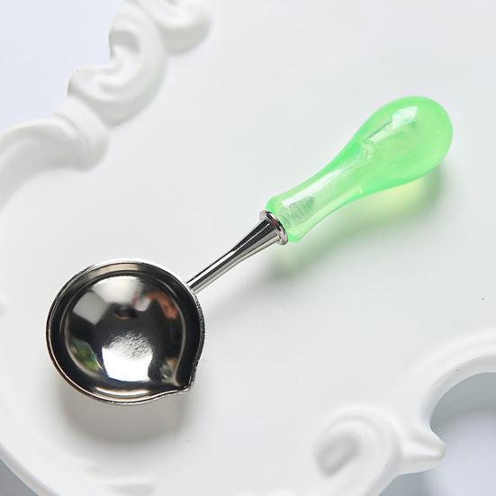 2 шт. ложка для печати воска, ложка для плавления воска, термостойкий винтажный конверт, сделай сам, поделка, приглашения на свадьбу, ложка для подогрева печати воска