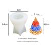 3D Simulation Christmas Tree Pine Cone Silicone Mold Mousse Cake Mold Baking Utensils Aromatherapy Handmade Candles Making Tools