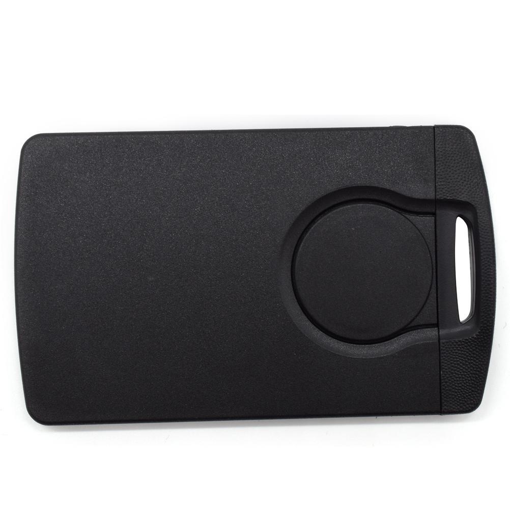 4 Button Smart Card For Renault Clio Duster Laguna Megane Koleos Scenic Captur Card Case Black Car Key Fob Shell With Small Key