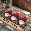 Christmas Cartoon Christmas Dwarf Carpet Home Decoration, Non-Slip And Durable, For Entrance Door And Bathroom Floor Mat