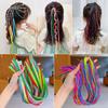 90 см Разноцветные 16-30 шт. Веревки для плетения кос, пряди для африканских кос, для девочек, для DIY, для плетения хвостиков, женские аксессуары для укладки волос