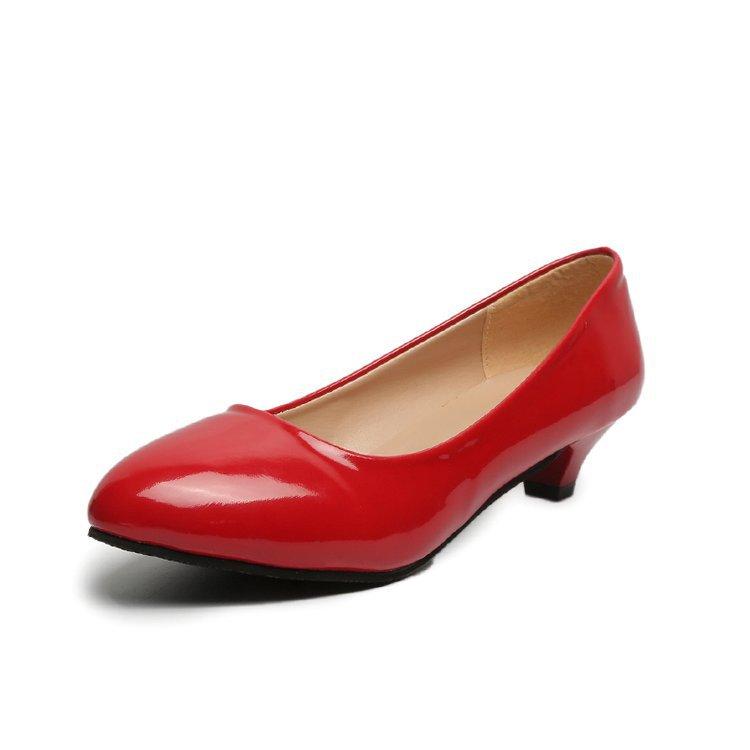 Женские новые роскошные туфли на среднем каблуке, черные туфли на толстом каблуке с круглым носком, туфли на высоком каблуке, деловая женская повседневная обувь на высоком каблуке