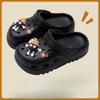 New Thick-soled Shoes, Crocs, Women's Shoes, Beach Fashion, Anti-slip and Anti-odor Slippers