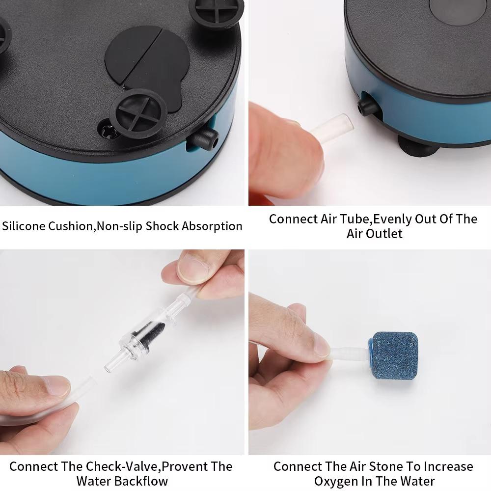 USB Нано Аэратор с Аэрационным Камнем Кислородный Аэратор для Аквариума