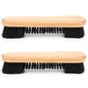 2Pcs Set Pool Table Brush Billiard Cleaner Wooden Handle Pool Table Cleanning Accessories