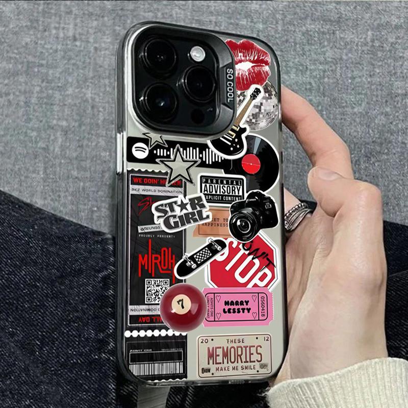Sticker Label Element Phone Case For Xiaomi Redmi 15C Note 14 Pro 13 14 12 11 Pro 14C 13C 12C 10 Pro 5G Soft Bumper PC IMD Cover