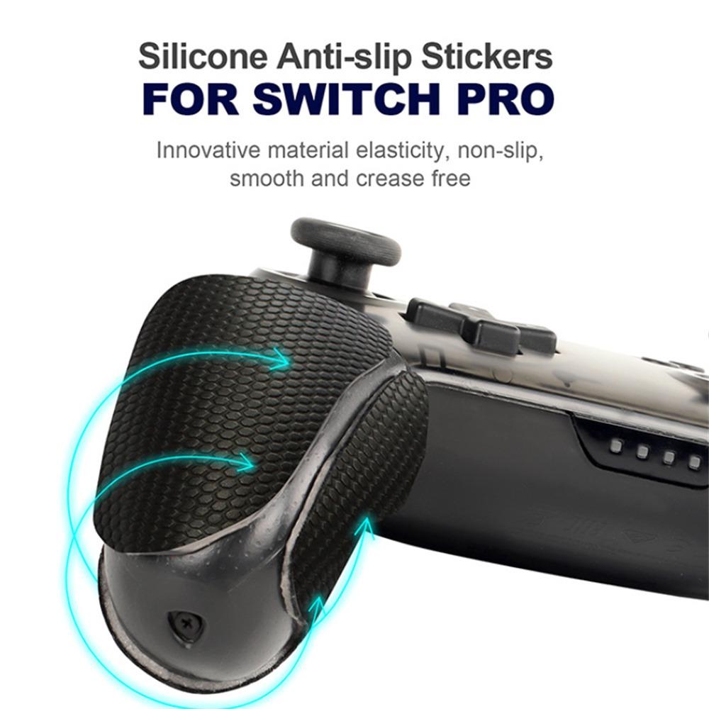 Противоскользящая наклейка на ручку Switch Pro, совместимая с ручками контроллера Switch Pro, противоскользящая защитная противоскользящая наклейка