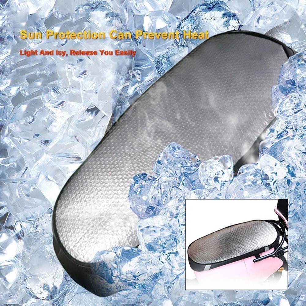 Anti-slip Electric Bicycle Cushion Aluminum Foil Seat Protector Mat for Summer
