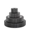 1Pcs Flat Gear 2Mod 10 11 12 13 14 15 16-25Teeth SC45# Carbon Steel Cylindrical Gear Height 20 mm High Frequency Quenching Teeth
