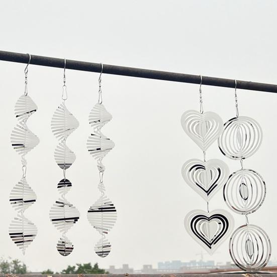 Металлический отражатель для птиц, вертушка для ветра, высокосветоотражающий садовый светоотражающий двусторонний для использования в помещении и на открытом воздухе для двора, фермы, подвесной