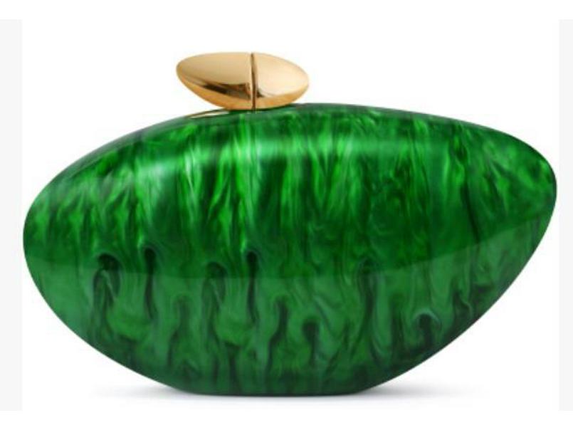 Сумка Chic Marble Acrylic: Элегантный дизайн в виде гусиного яйца, универсальный вечерний аксессуар, который можно носить в руке или через плечо