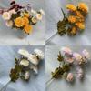 Realistic Artificial Silk Flower Stems For Wedding Party Table Decor