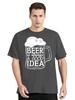 2024 Fashion Beer DAY Graphic Y2k Tshirt Men's Clothing Oversized T-shirt New Summer Casual Fashion Tshirt Cotton O-neck Tops