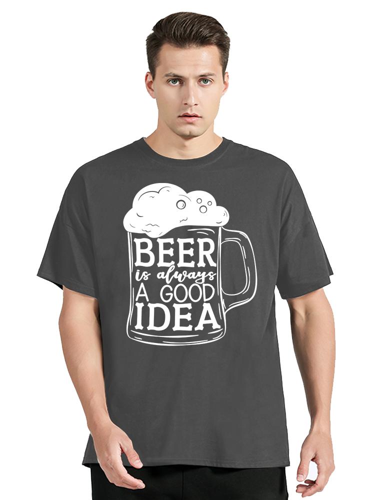 2024 Fashion Beer DAY Graphic Y2k Tshirt Men's Clothing Oversized T-shirt New Summer Casual Fashion Tshirt Cotton O-neck Tops