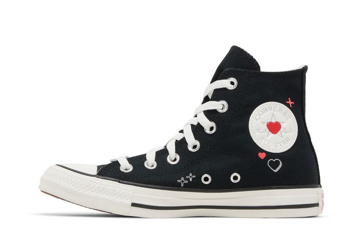 Converse Женские Chuck Taylor All Star High 'Y2K Heart - Черные'
