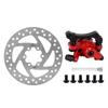 140mm Brake Disc Caliper Kit 6?Hole Aluminum Alloy Wear Resistance for Electric Scooter