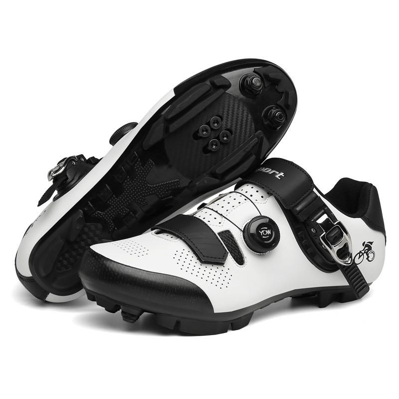 Unisex Road MTB Cycling Shoes With Single Dial Breathable Wear-Resistant Men Women