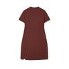 Новое женское платье FILA ORIGINALE с коротким рукавом Терракотово-красно-коричневое F51W529313F-BN
